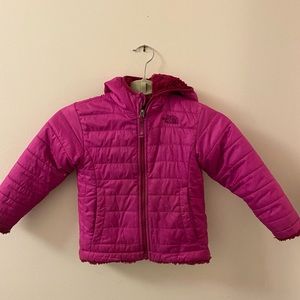 The North Face Toddler Reversible Mossbud Swirl Insulated Jacket - 3T